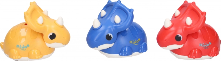 Dinosaurio con ruedas 9 cm – juguete de cuerda