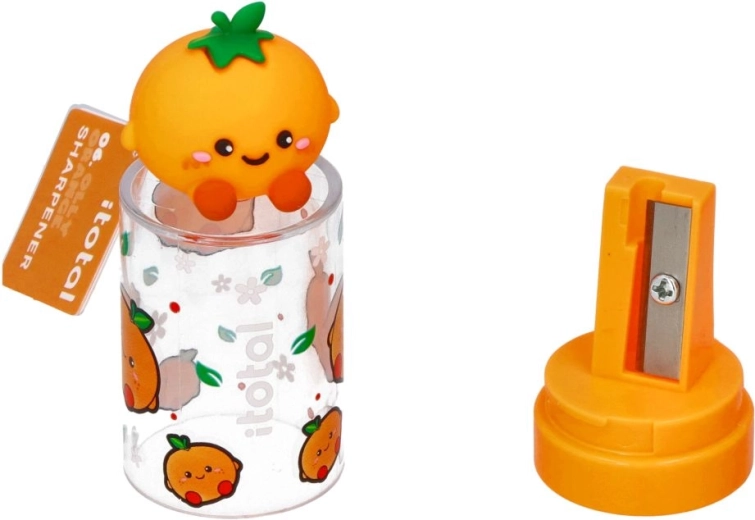 Sacapuntas manual i-Total naranja