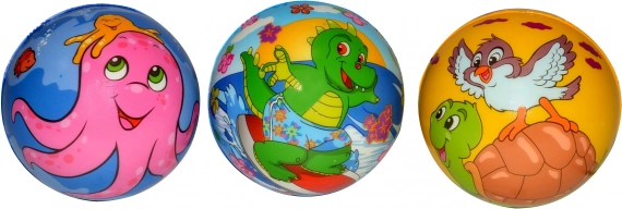 Pelota infantil con animales 9 cm