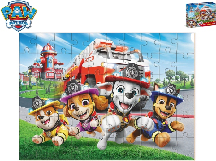 Puzzle infantil Paw Patrol – estación de rescate en Adventure Bay (60 piezas)