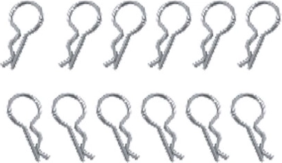 JAMARA clips para carrocería Whelon (12 uds.)