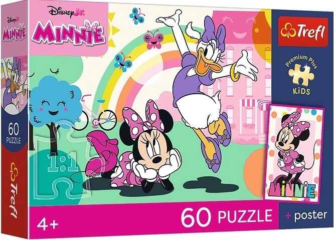 Trefl Premium Plus Kids rompecabezas infantil Sonrisa de Minnie 60 piezas