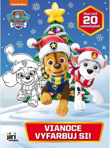 Libro para colorear A4 PAW PATROL Navidad