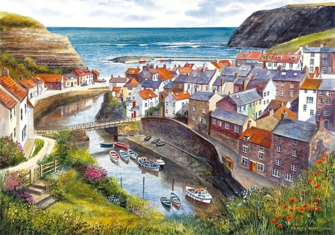 Puzzle GIBSONS Staithes, Gran Bretaña – 1000 piezas