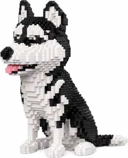 Aspecto 3D realista del husky