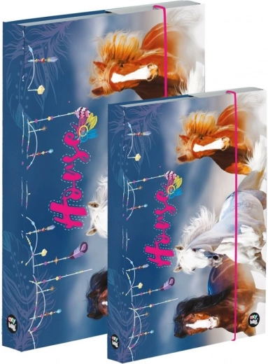 Juego de cajas para cuadernos A4 y A5 – caballo
