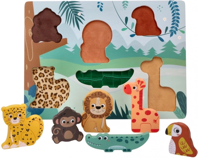 Puzzle 3D de madera Animales de Safari