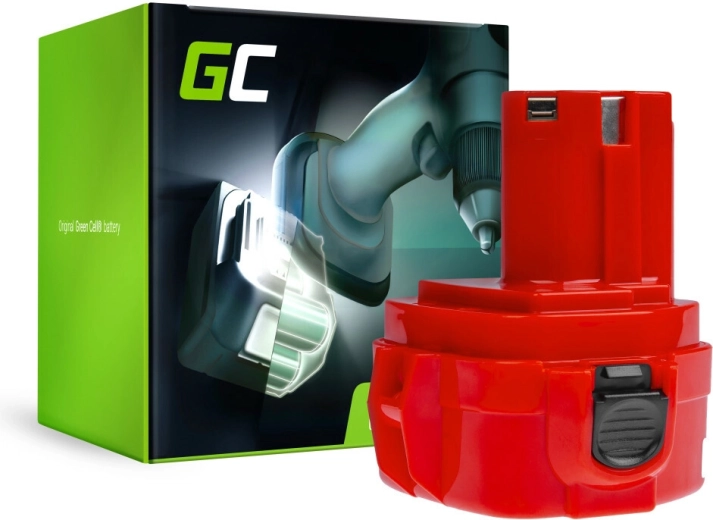 Batería Green Cell para Makita 12 V 3000 mAh Ni-MH