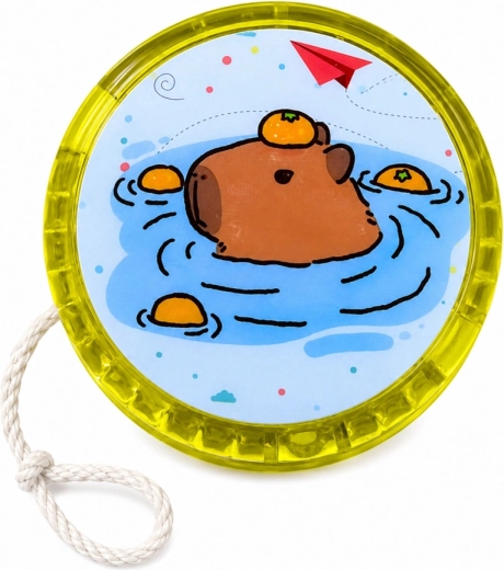 Adorable motivo de capibara y mezcla de colores