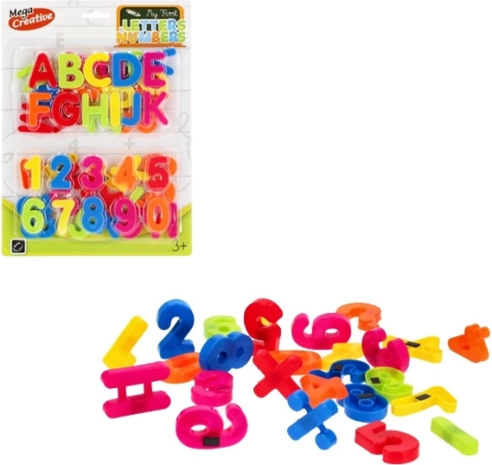 Letras y números magnéticos para niños