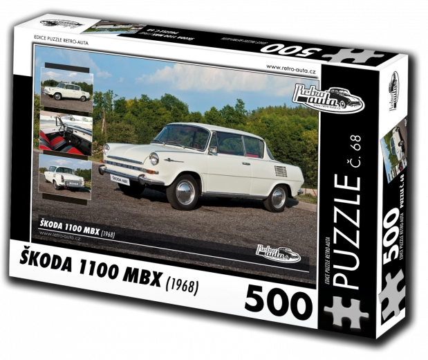 RETRO-AUTA Puzzle Škoda 1100 MBX 500 piezas