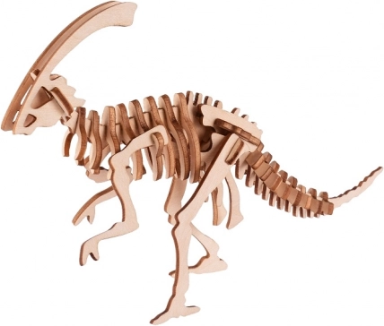 Puzzle 3D de madera Parasaurolophus