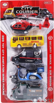 Set de medios de transporte 5 uds