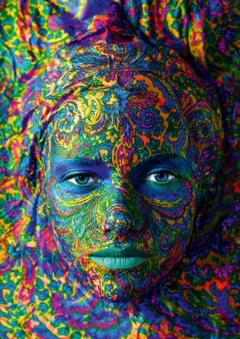 Puzzle FACE ART: retrato de mujer 1000 piezas