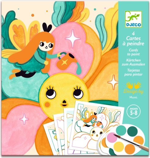 Djeco pintura con paleta jardín mágico - 1 unidad