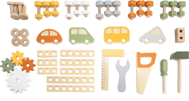 Accesorios abundantes y engranajes