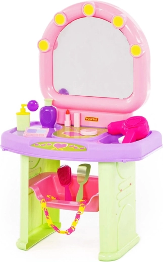 Tocador infantil de cosmética con espejo vanity