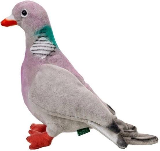 Paloma torcaz de peluche 20 cm