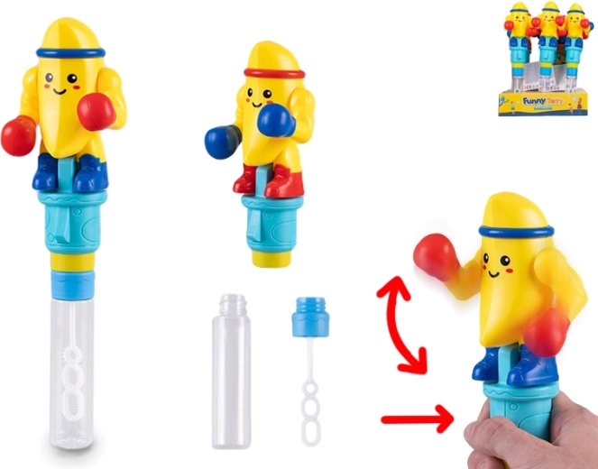 Pompero con plátano y brazos móviles para niños 3+