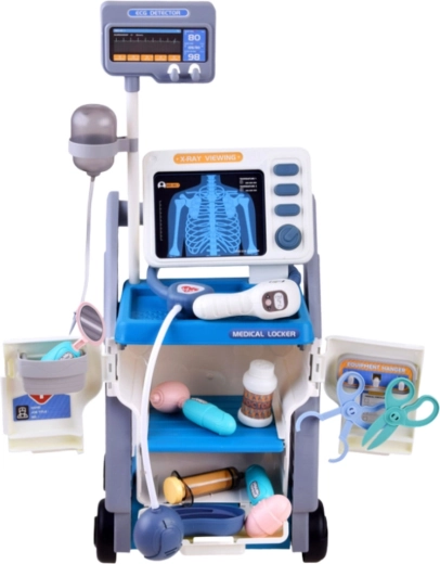 Panel realista de rayos X y ECG