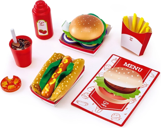 Set de comida rápida para niños