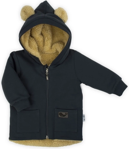 Chaqueta de otoño утепленá para bebé con capucha Nicol Miki