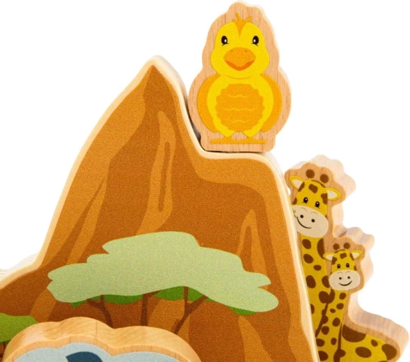 Figuras de madera maciza para manos pequeñas
