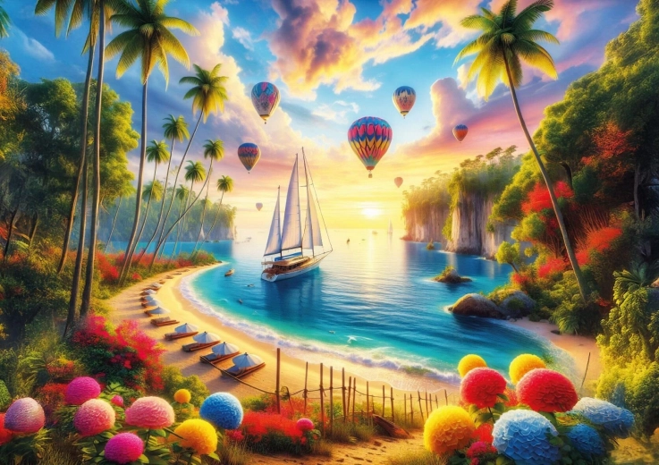 Puzzle Sueños azules 260 piezas