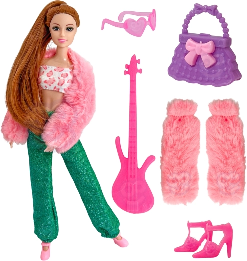 Articulaciones móviles y pelo largo para un juego realista
