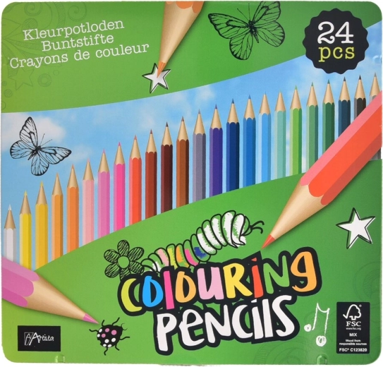 Set de lápices de colores 24 uds., 18 cm