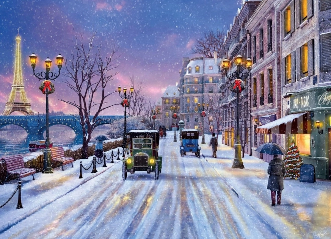 Puzzle Eurographics Nochebuena en París 1000 piezas