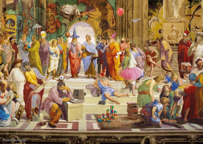 Schmidt Puzzle Art&Fun: Escuela de Atenas 1000 piezas