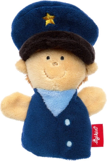 Títere de dedo de peluche Sigikid policía