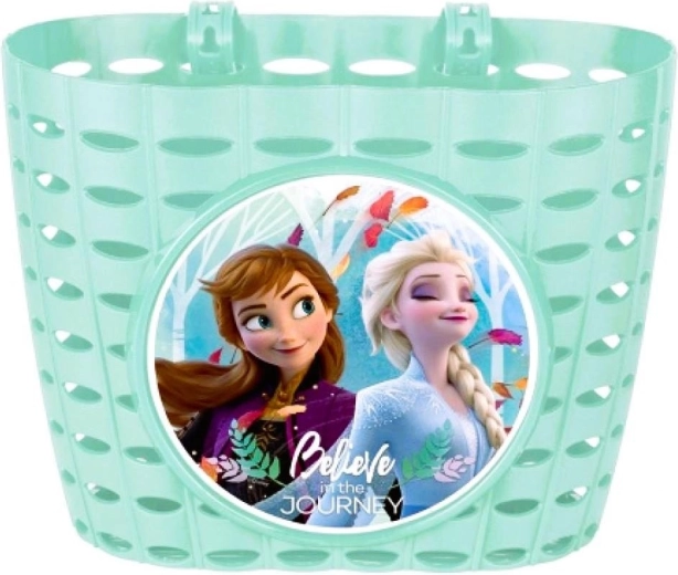 Cesta infantil para bicicleta Disney Frozen turquesa