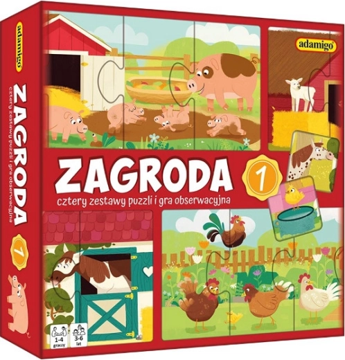 Puzle de observación Granja – set 1