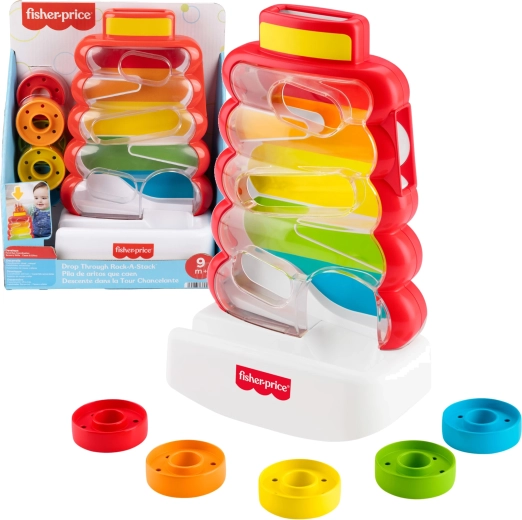 Pirámide de encajar con fichas Fisher-Price