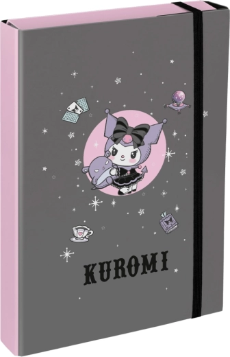 Carpetas para cuadernos escolares A4 Jumbo KUROMI grises