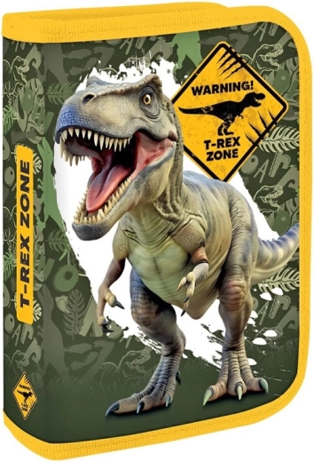 Estuche escolar vacío de un piso T-Rex - 1 pieza