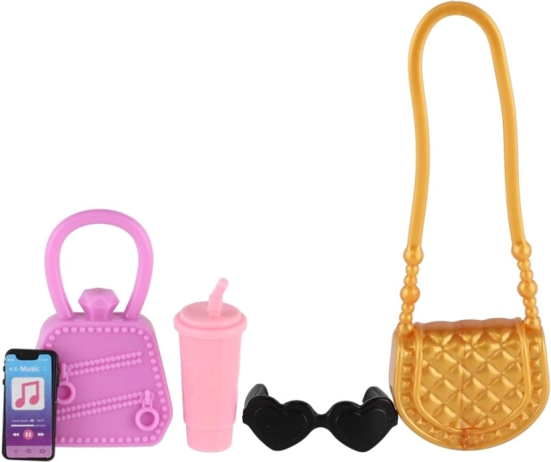 Abundantes accesorios de moda para un juego creativo