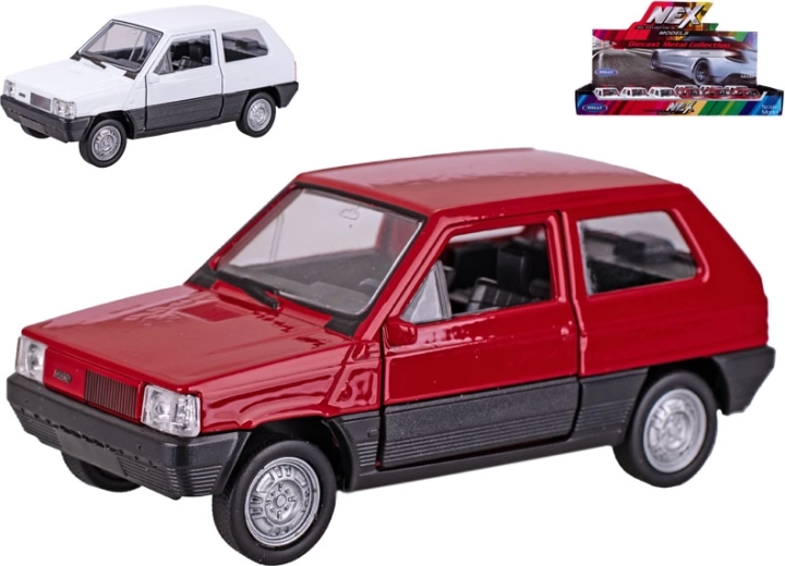 Welly Fiat Panda – modelo metálico de coche con mecanismo de retrofricción