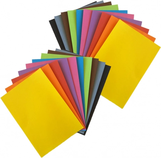 Papeles de colores A4 – set de 20 hojas