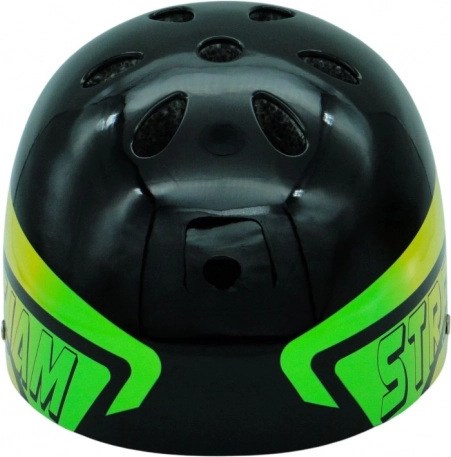 Casco de ciclismo Dazzler negro con elementos verde-amarillos – talla M