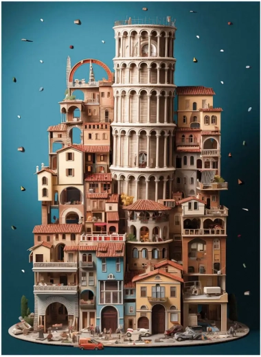 Puzzle Pisa 1000 piezas ANATOLIAN