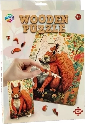 Puzzle de madera CCG ardilla 128 piezas