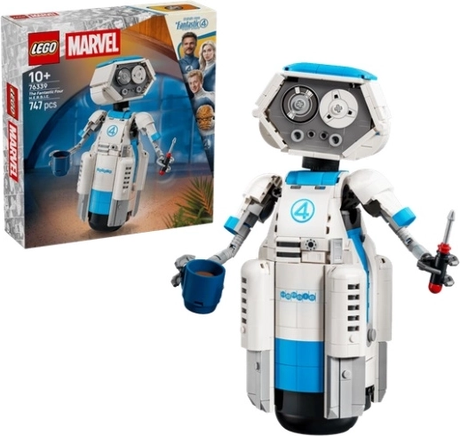 LEGO Marvel Los Cuatro Fantásticos robot H.E.R.B.I.E.