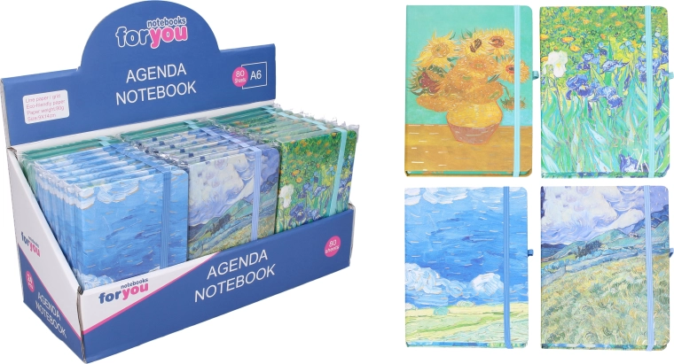 Cuaderno rayado de 9 × 14 cm con motivos - 1 unidad