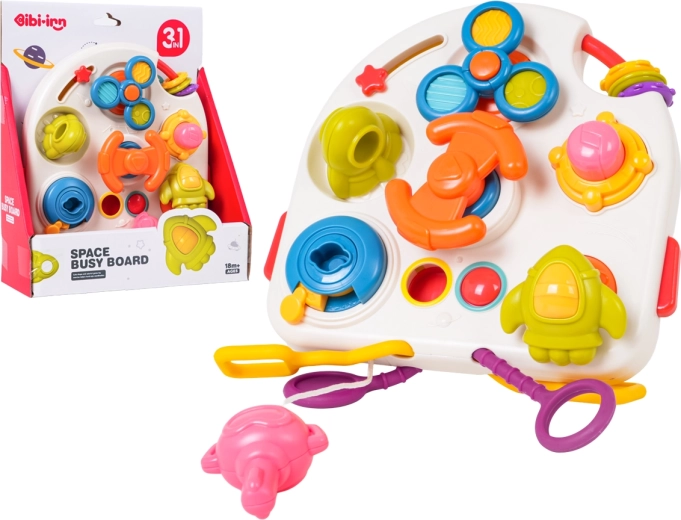 Tablero de actividades multifuncional para los más pequeños