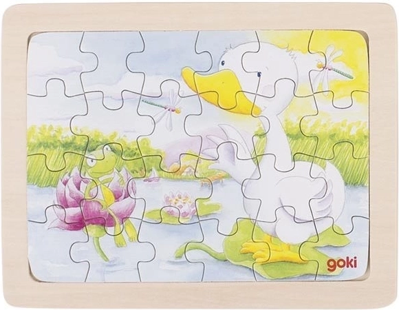 Puzzle de madera Goki ovejita 24 piezas