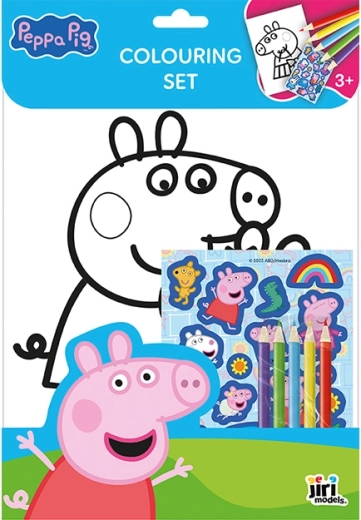 Set de colorear Cerdita Peppa