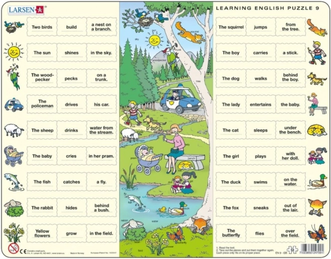Puzzle Larsen Inglés: En el bosque 54 piezas